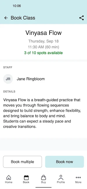 Light On Yoga Fitness Screenshot 2