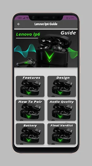 Lenovo Ip6 guide Screenshot 2