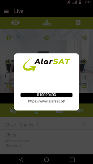 Alarsat EasyView Screenshot 0
