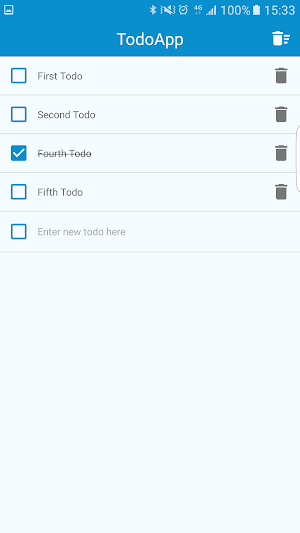 RNTodoApp Screenshot 2