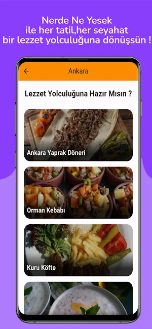 Nerde Ne Yesek ? Screenshot 1