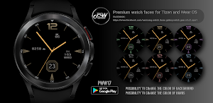 PWW17 - Analog Watch Face Screenshot 0