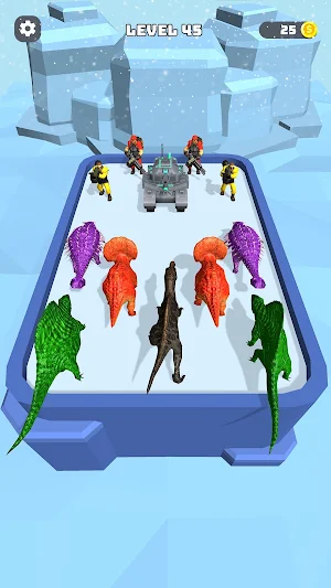 Dinosaurs Battle - Merge 3D Screenshot 3