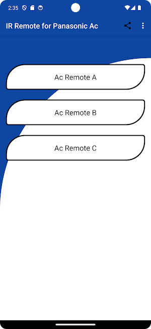 IR Remote for Panasonic AC Screenshot 0