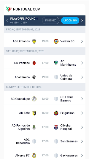 Portuguese League LiveScores Screenshot 2