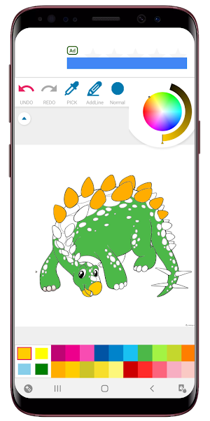 Dinosaur Coloring Book Screenshot 2