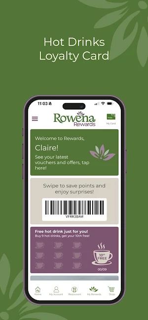 Rowena Rewards Screenshot 1