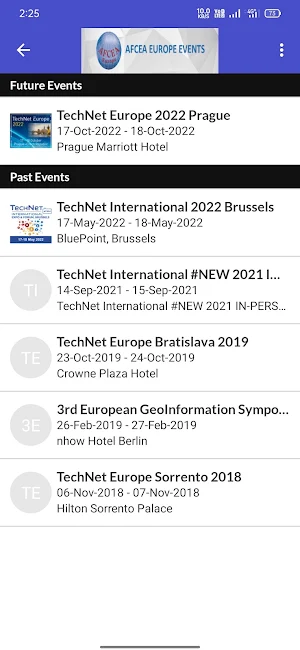 AFCEAEurope Screenshot 1