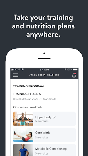 Jason Brown Coaching Screenshot 1