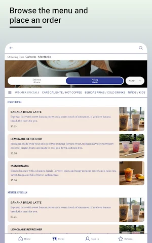 Cafecito Cafe Screenshot 1