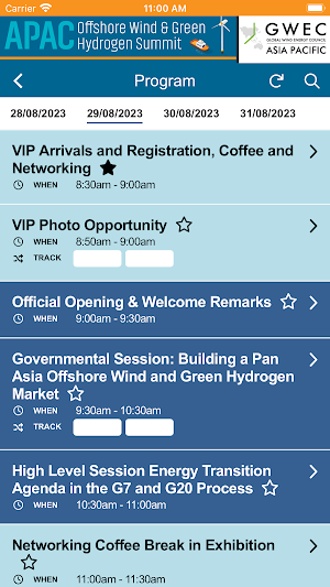 APAC Summit 2023 Attendee App Screenshot 2