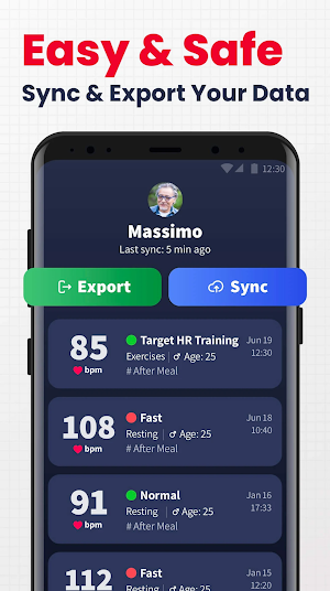 SmartBP Blood Pressure Tracker Screenshot 3