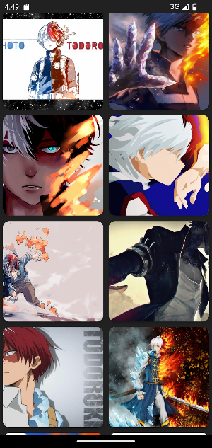 Shoto Todoroki Hero Wallpaper screenshot 8