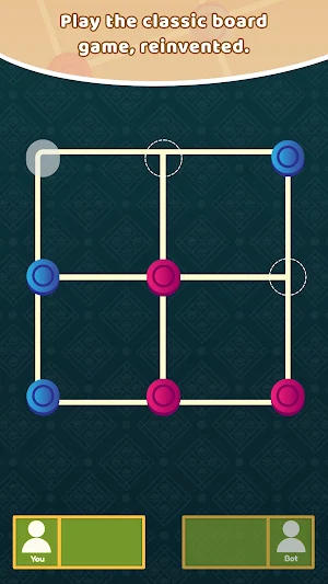Three Men's Morris Screenshot 2