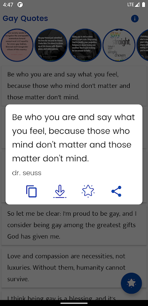 Gay Quotes and Sayings Screenshot 0