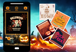 Happy Halloweens Greetings and Screenshot 1