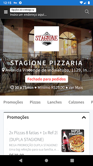 Stagione Pizzaria SP Screenshot 0