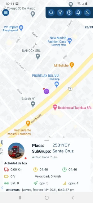 Boltrack Gestión Móvil Screenshot 2