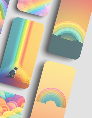 Rainbow Wallpaper Screenshot 2