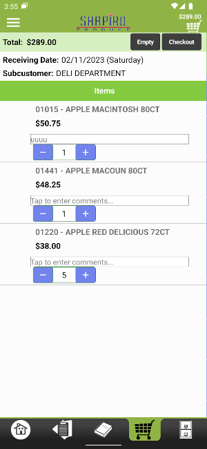Shapiro Produce App Screenshot 3