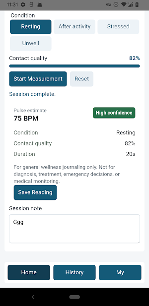 HeartScan FP Screenshot 0