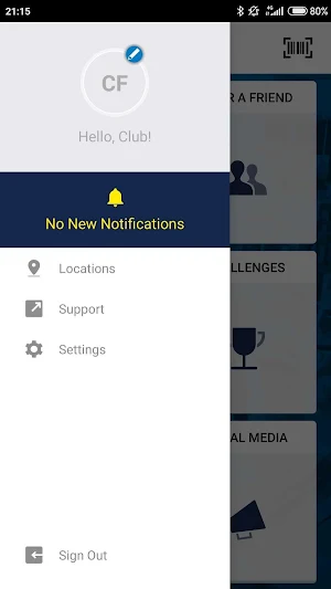 Club Fitness Screenshot 1