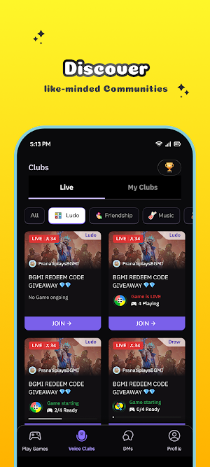 YapClub Screenshot 1