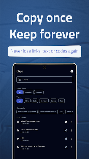 Clipo - Clipboard & Keyboard Screenshot 0
