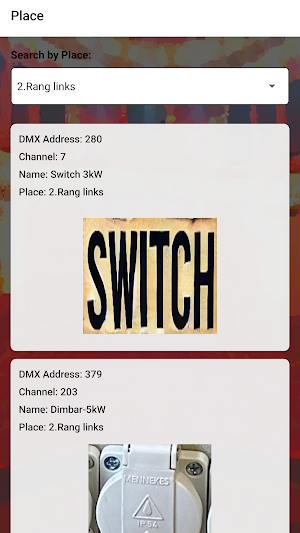 MyDmxApp Screenshot 2
