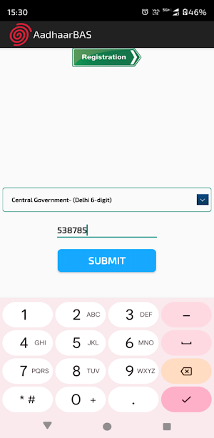 AadhaarBAS Screenshot 2