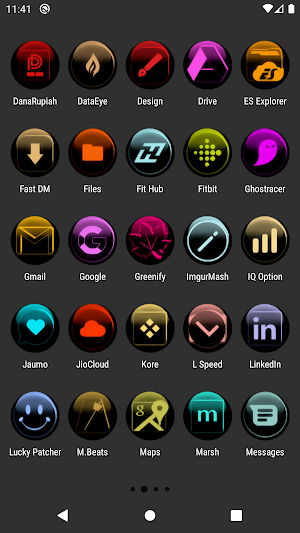 Colorful Glass Orb Icon Pack Free Screenshot 2