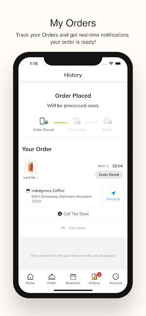 Indulgence Coffee Screenshot 2