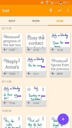 Sketch task board Screenshot 3