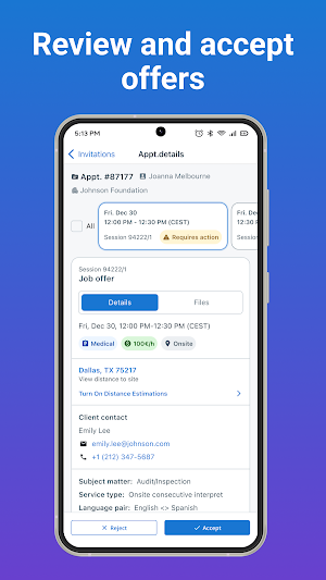 GlobalLink Live Vendor Screenshot 1