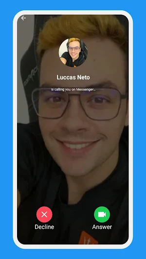 Luccas Neto Call Simulator Screenshot 1