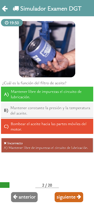 Autoescuela Permiso C Test DGT Screenshot 2