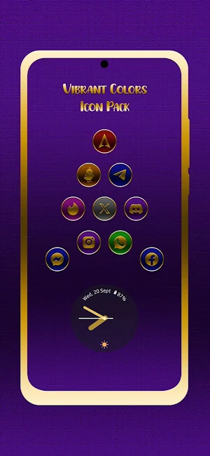 Vibrant Colors Icon Pack Screenshot 2