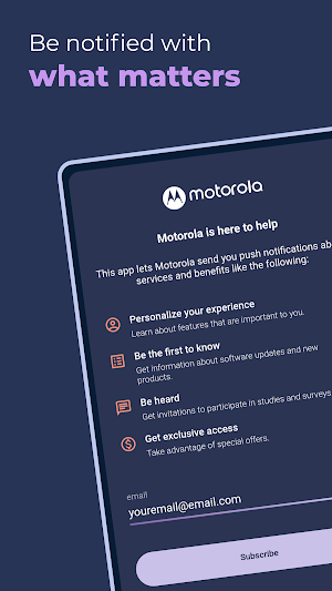 Motorola Notifications Screenshot 0