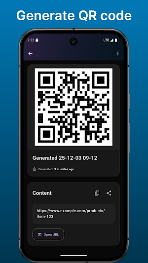QR Code Scanner and Generator Screenshot 3