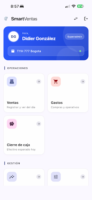 SmartVentas Screenshot 1
