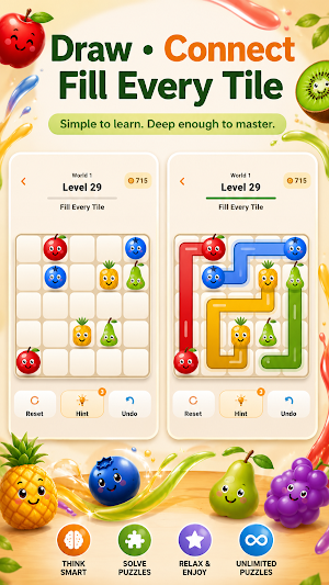Fruit Connect Puzzle Screenshot 1