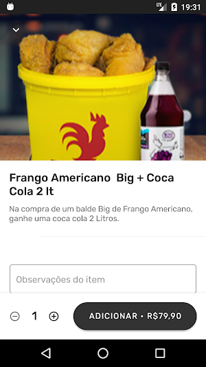 Frango Americano Screenshot 2