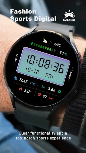 Fashion Sports Digital Wear OS Screenshot 2