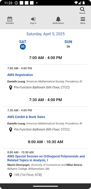 AMS Spring 2025 Eastern Screenshot 3