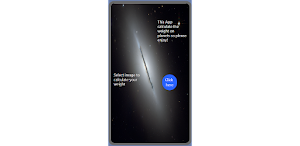 Weight on planets App Screenshot 0