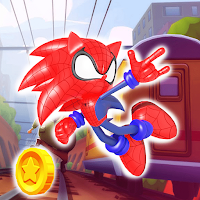 Spider Blue Hedgehog Runner