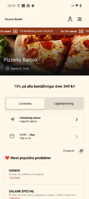 Pizzeria Barolo Screenshot 0