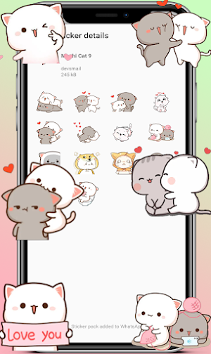 Animated Mochi Cat Mochi 2022 Screenshot 3