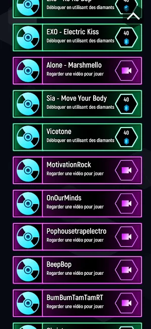 EXO Tiles Hop Ball - Neon EDM Rush Screenshot 1