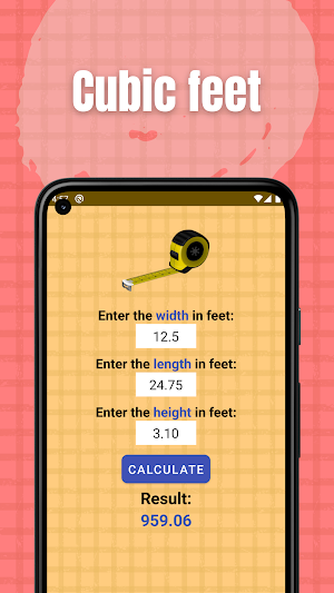 Square Feet Calculator Screenshot 2